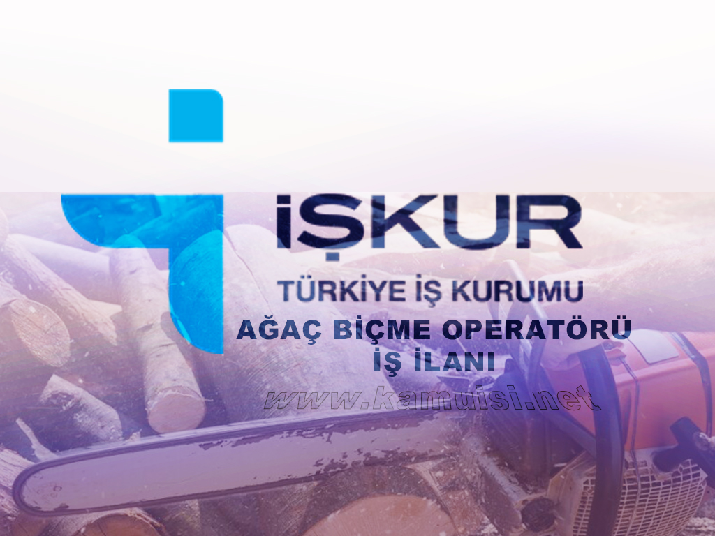 AĞAÇ BİÇME MAKİNESİ OPERATÖRÜ (HIZARCI-KERESTECİ) İŞ İLANI